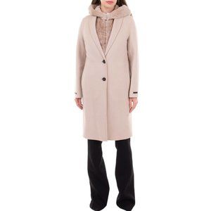 Peserico Cream Pea Coat